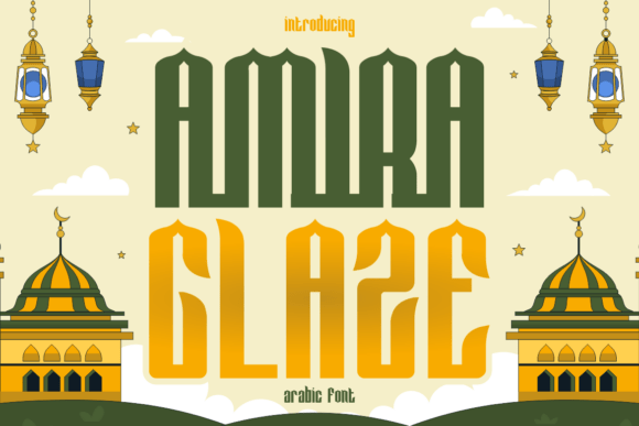 Amira Glace: A Regal Arabic-Style Display Font