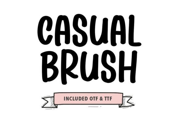 Casual Brush: Elevate Designs with Organic Style