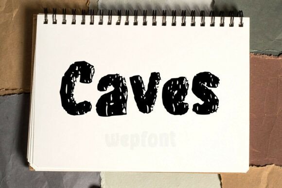 Caves: Elevating Brand Identity with Organic Display Typography
