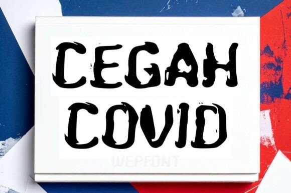 Cegah Covid: Bold Display Font for Clear Impact