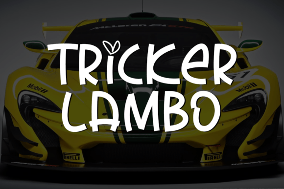 Discover the Elegance of Tricker Lambo: A Modern Handwritten Font