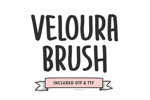 Discover the Expressive Charm of Veloura Brush: A Handwritten Typeface for Modern Design