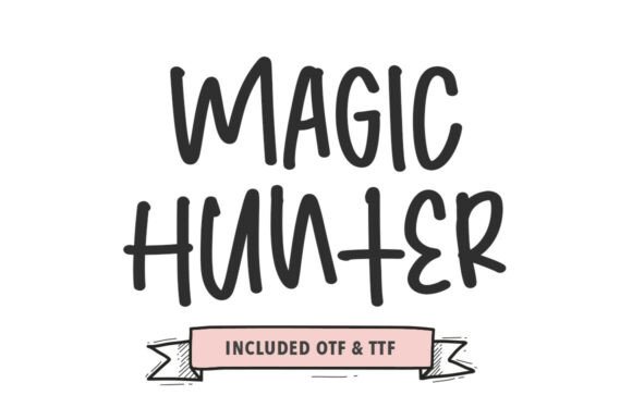 Embark on a Bold Adventure with Magic Hunter Font