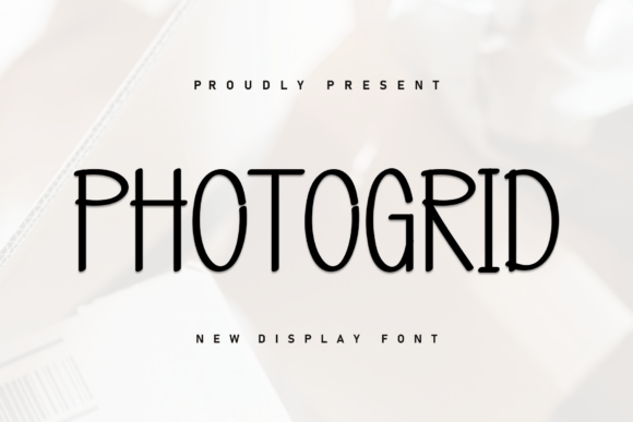 Embrace Creativity with Photogrid: A Handwritten Display Font