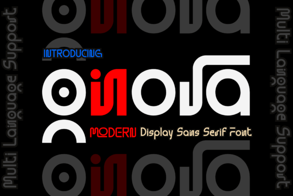 Embrace Playfulness and Authenticity with Gnora: A Geometric Logo Sans Serif Font