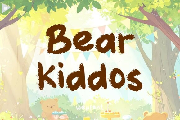 Embracing Whimsy: How Bear Kiddos Font Captures the Hearts of Modern Creators