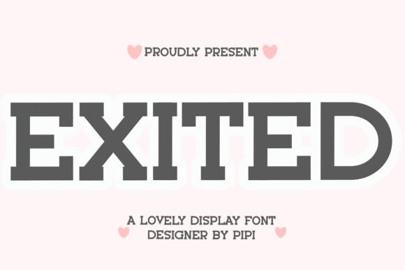 Exited: A Festive and Merry Typeface for Holiday Magic