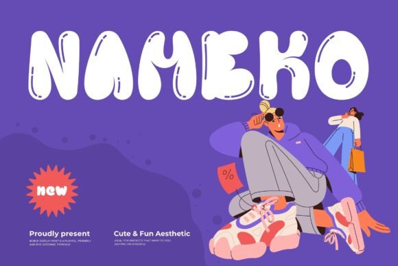 Exploring the Versatility of Nameko Display Bubble Font in Modern Design