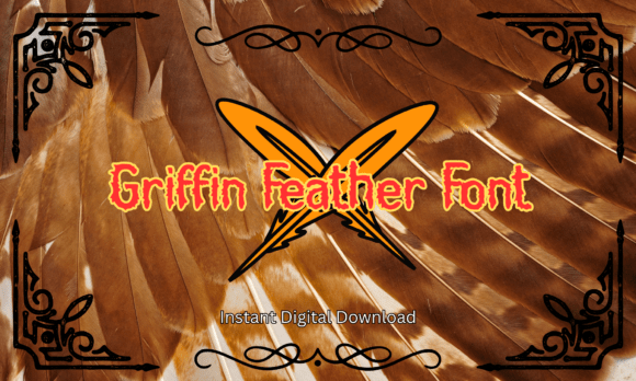 Griffin Feather: A Bold and Mythical Display Font for Creative Projects