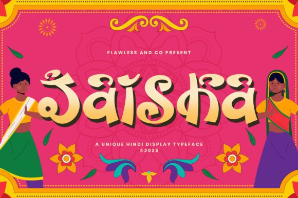 Jaisha: A Vibrant Hindi Typeface for Modern Design