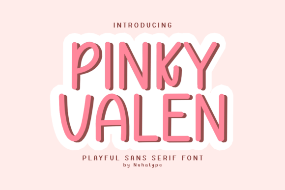 Pinky Valen: Soft Typography for Warm Branding