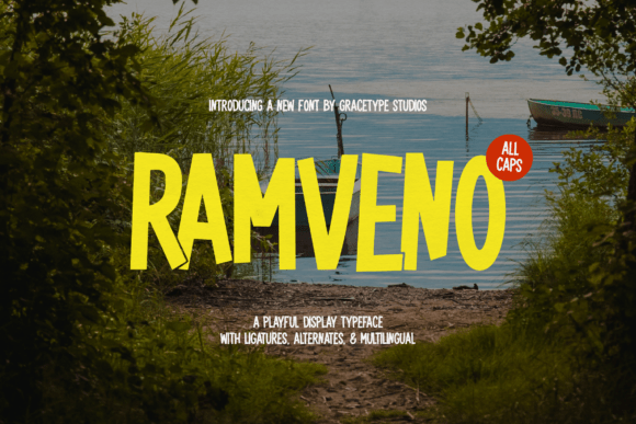 Ramveno: A Bold Display Font for Authentic Design