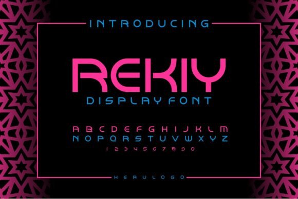 Rekiy: The Cutting-Edge Font for Modern Innovation