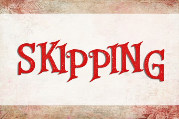 Revitalize Your Designs with Skipping Font: A Versatile and Eye-Catching Typeface