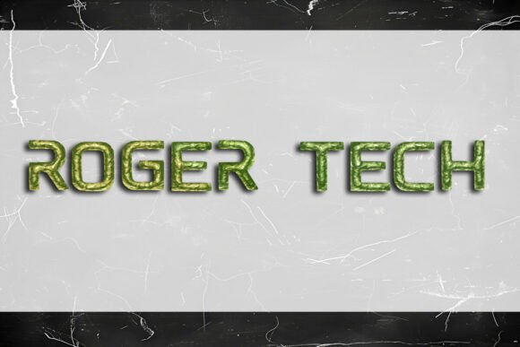 Roger Tech Font: Understanding the Design Language of Futuristic Typography