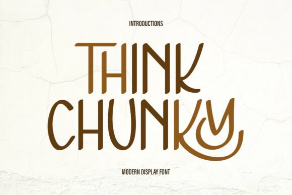 Think Chunky: Elevating Brand Identity with Organic Display Typography