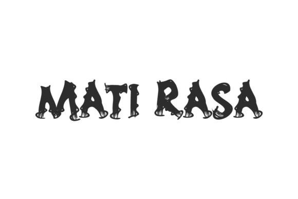 Unleash Intensity with Mati Rasa: A Bold and Defiant Typeface