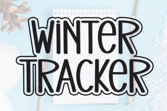 Winter Tracker: A Charming Handwritten Display Font