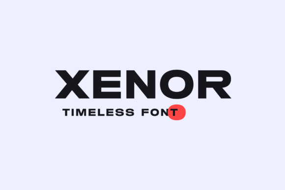 Xenor: A Timeless Modern Display Font for Bold Brands